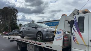 Vehicle loaded onto a 24/7 tow truck in Melbourne